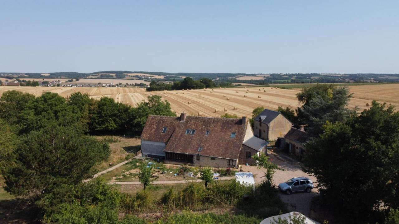 Chambre Avec Sdb Privative En Pleine Campagne Baillou Zewnętrze zdjęcie